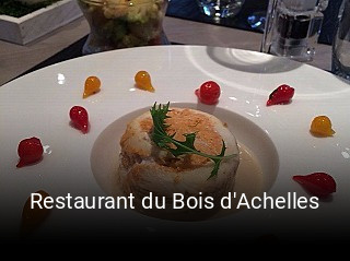 Restaurant du Bois d'Achelles réservation de table