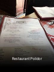 Restaurant Polidor réservation en ligne