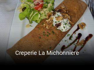 Creperie La Michonniere réservation de table