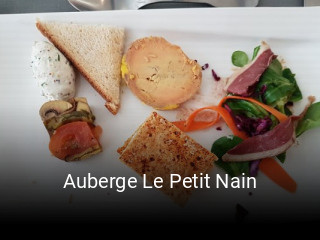 Auberge Le Petit Nain réservation de table