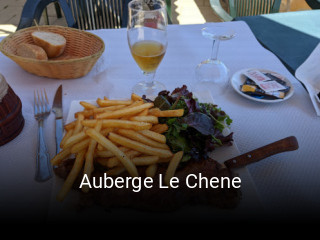 Auberge Le Chene réservation de table