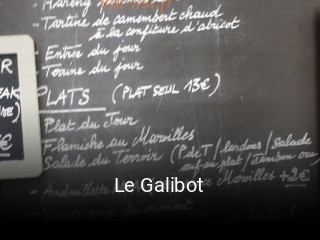 Réserver une table chez Le Galibot maintenant