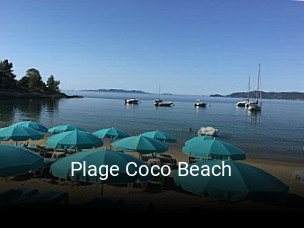 Plage Coco Beach réservation de table