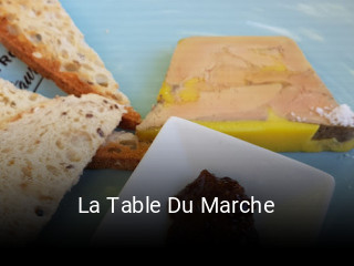 La Table Du Marche réservation