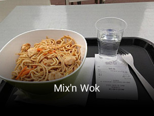 Mix'n Wok réservation en ligne