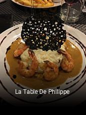 La Table De Philippe réservation de table