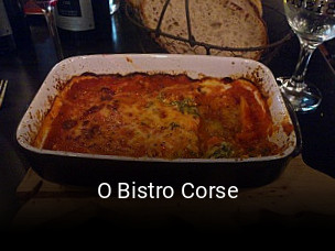 O Bistro Corse réservation de table