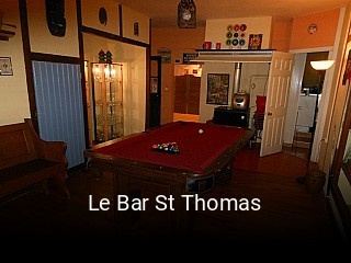 Le Bar St Thomas réservation