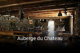 Auberge du Chateau réservation de table