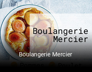Boulangerie Mercier réservation de table