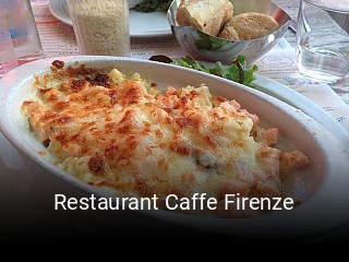 Restaurant Caffe Firenze réservation de table