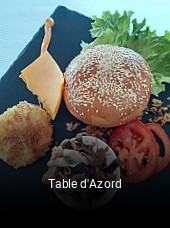 Table d'Azord réservation de table