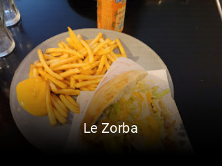 Le Zorba réservation de table