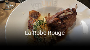 La Robe Rouge réservation de table