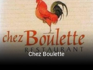 Chez Boulette réservation de table