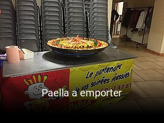 Paella a emporter réservation de table