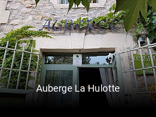 Auberge La Hulotte réservation de table