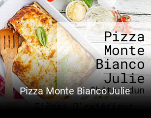 Pizza Monte Bianco Julie réservation de table