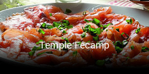 Temple Fecamp réservation de table