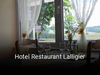 Réserver une table chez Hotel Restaurant Lalligier maintenant