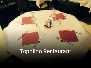 Topolino Restaurant réservation de table
