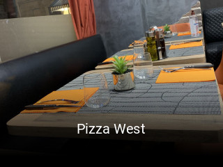 Réserver une table chez Pizza West maintenant