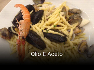 Olio E Aceto réservation de table