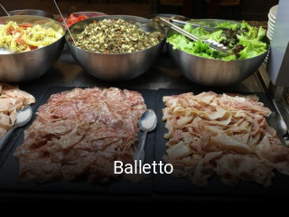 Balletto réservation de table