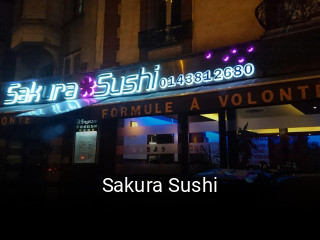 Sakura Sushi réservation de table