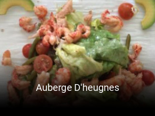 Auberge D'heugnes réservation