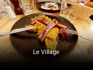 Le Village réservation de table