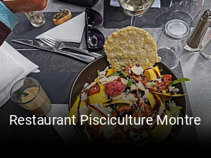 Restaurant Pisciculture Montre réservation