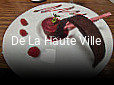 De La Haute Ville réservation de table