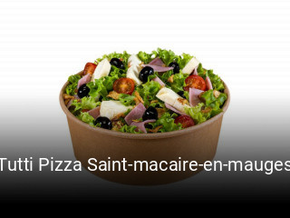 Tutti Pizza Saint-macaire-en-mauges réservation en ligne