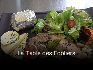 La Table des Ecoliers réservation de table