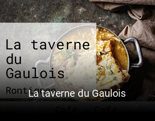 La taverne du Gaulois réservation de table