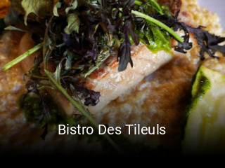 Bistro Des Tileuls réservation en ligne