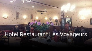 Hotel Restaurant Les Voyageurs réservation de table