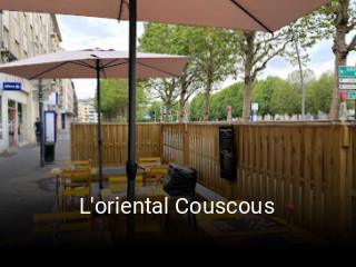 L'oriental Couscous réservation en ligne