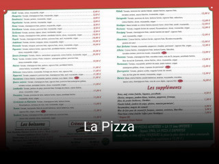 Réserver une table chez La Pizza maintenant