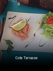 Cote Terrasse réservation de table