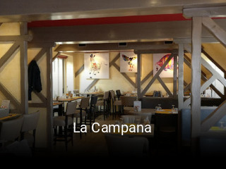 Réserver une table chez La Campana maintenant