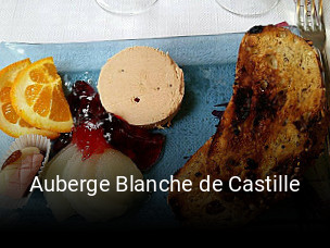 Auberge Blanche de Castille réservation de table