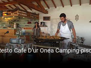 Le Resto Café D'ur Onea Camping-piscine Bidart réservation de table