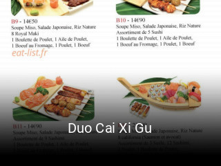 Réserver une table chez Duo Cai Xi Gu maintenant