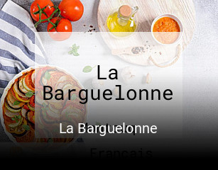 Réserver une table chez La Barguelonne maintenant