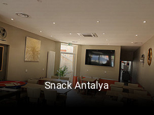 Snack Antalya réservation de table