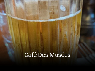 Café Des Musées réservation de table