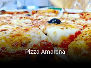 Pizza Amarena réservation de table