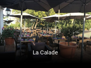 Réserver une table chez La Calade maintenant